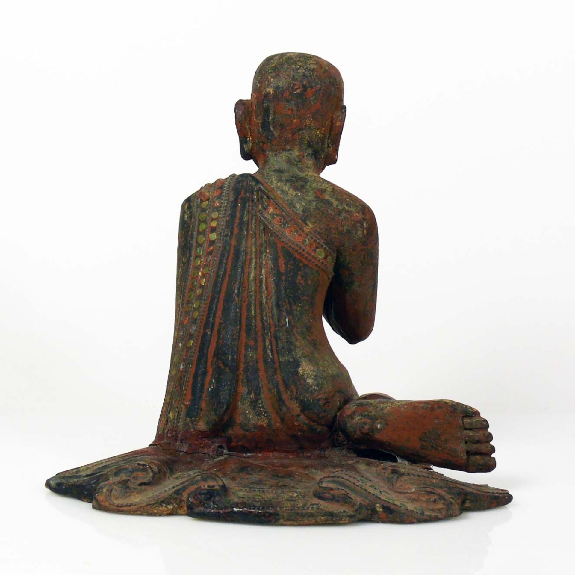 Sitzender Buddha im Anjali Mudra - Image 2 of 7