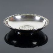 Kleine runde Schale Silber 925; mittig