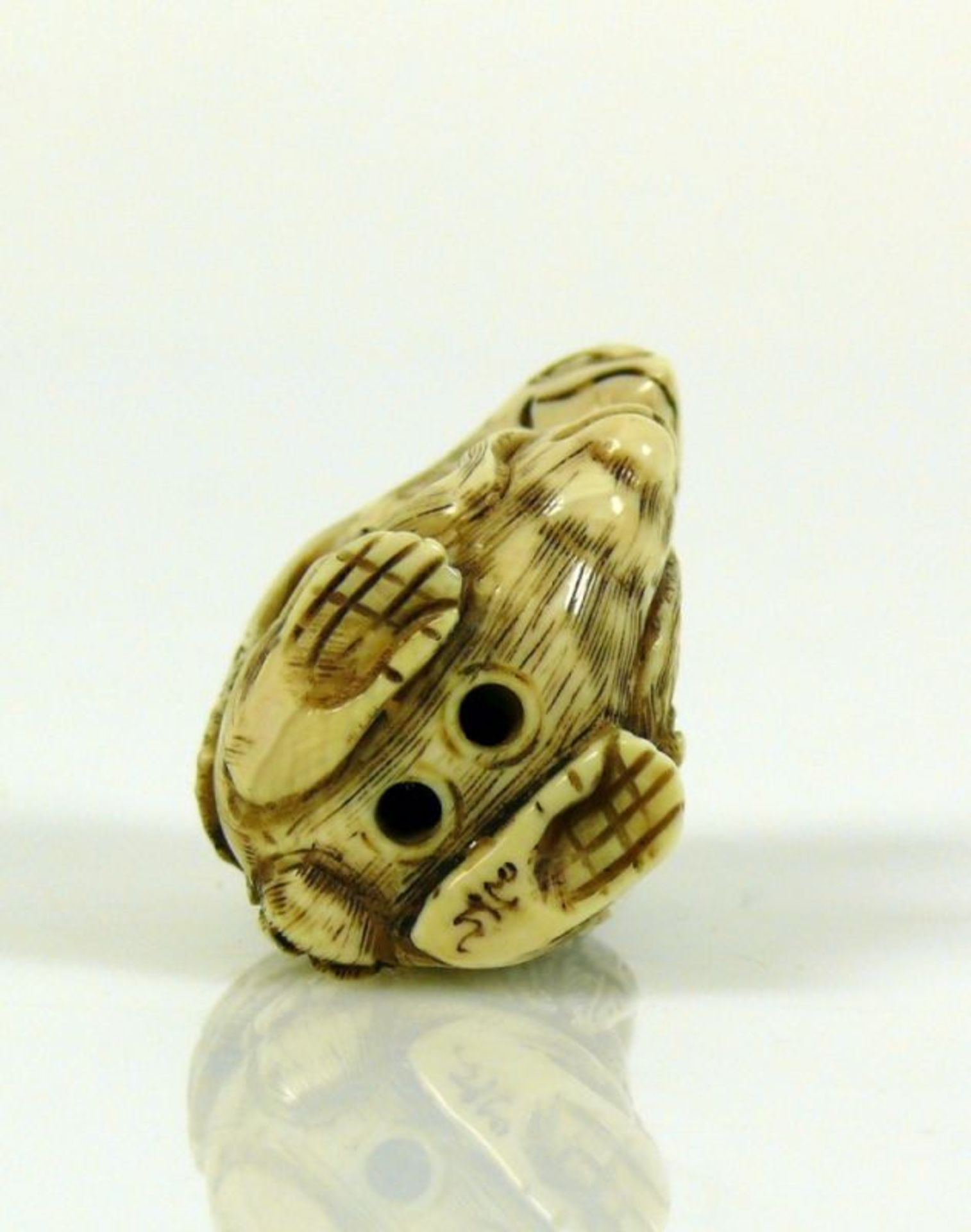 Netsuke (Japan, um 1900) "Adler auf - Image 5 of 5