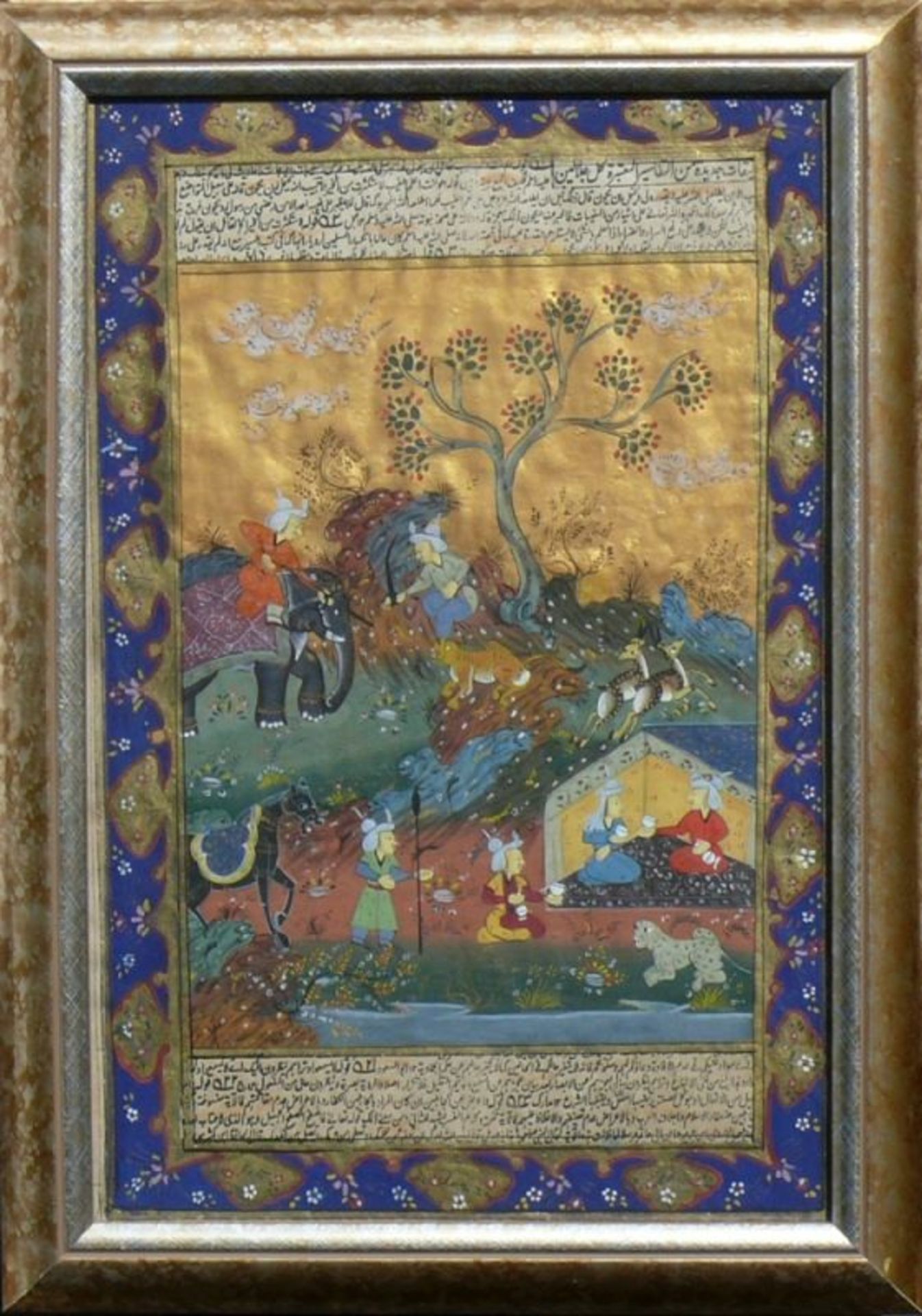 4 div. persische Miniaturen