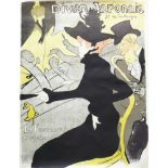 Toulouse-Lautrec-Plakat (Farblitho)