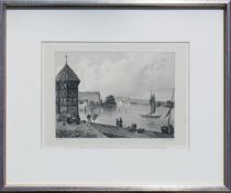 Hafen von Constanz (um 1838) Litho von