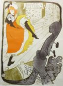 Toulouse-Lautrec-Plakat (Farblitho)