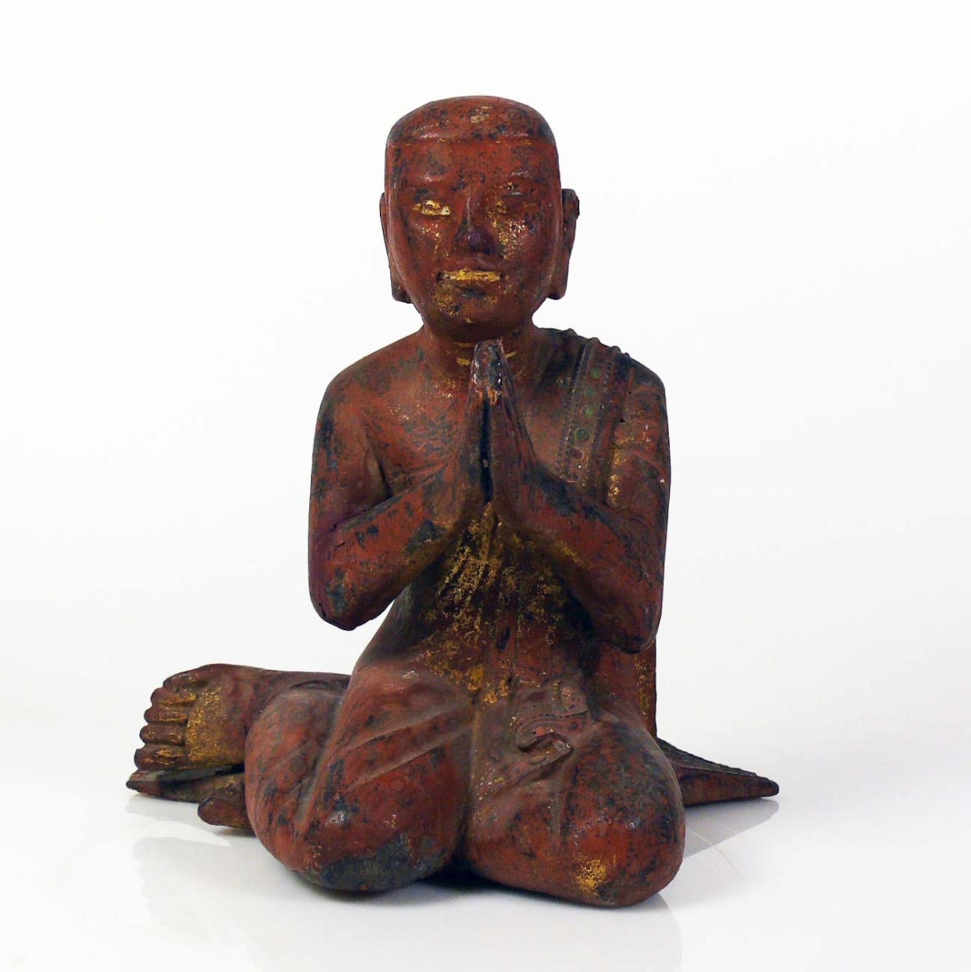 Sitzender Buddha im Anjali Mudra - Image 6 of 7