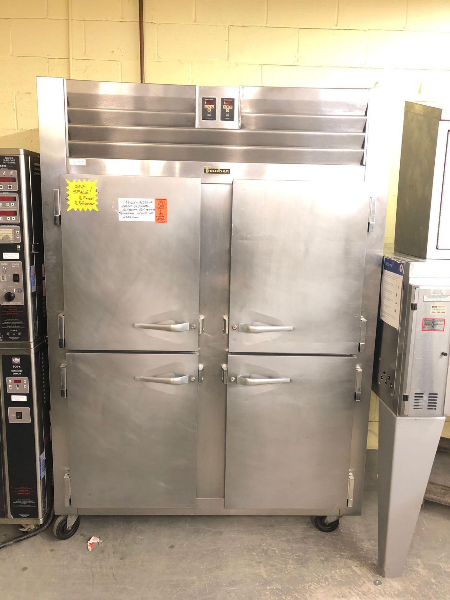 Traulsen dual temp refrigerator freezer