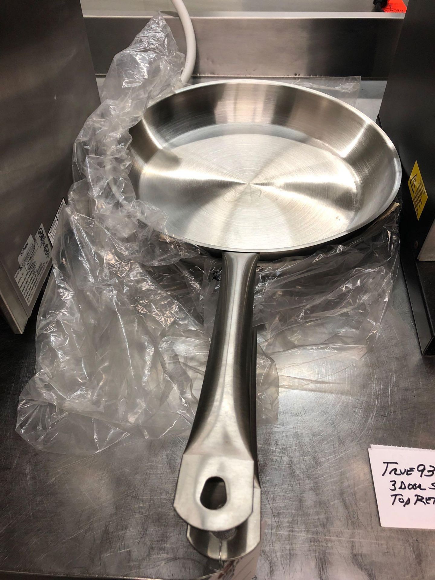 14 inch stainless steel frypan