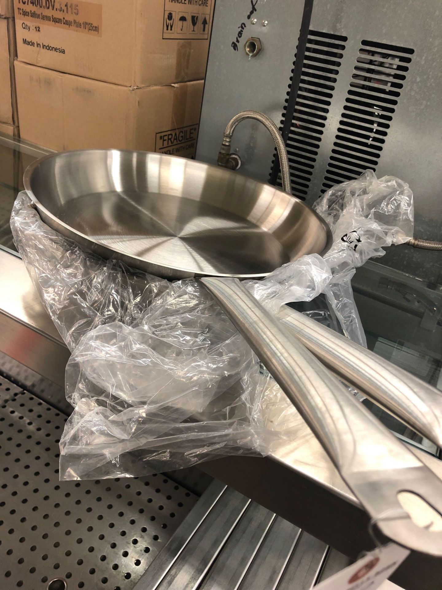 14 inch stainless steel fry pan