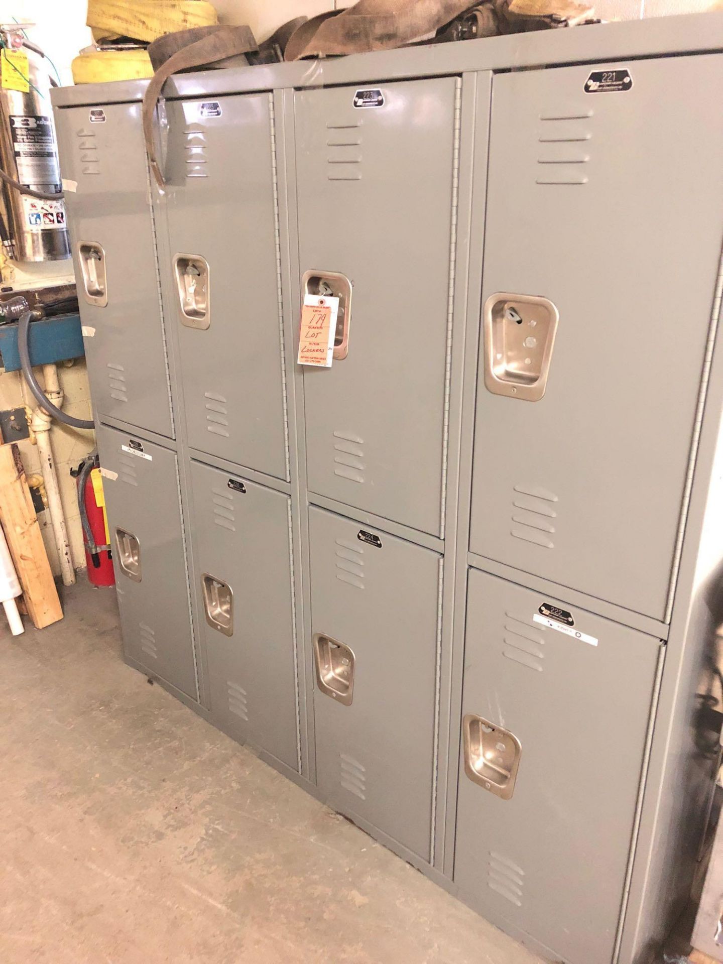 Lot 8 lockers