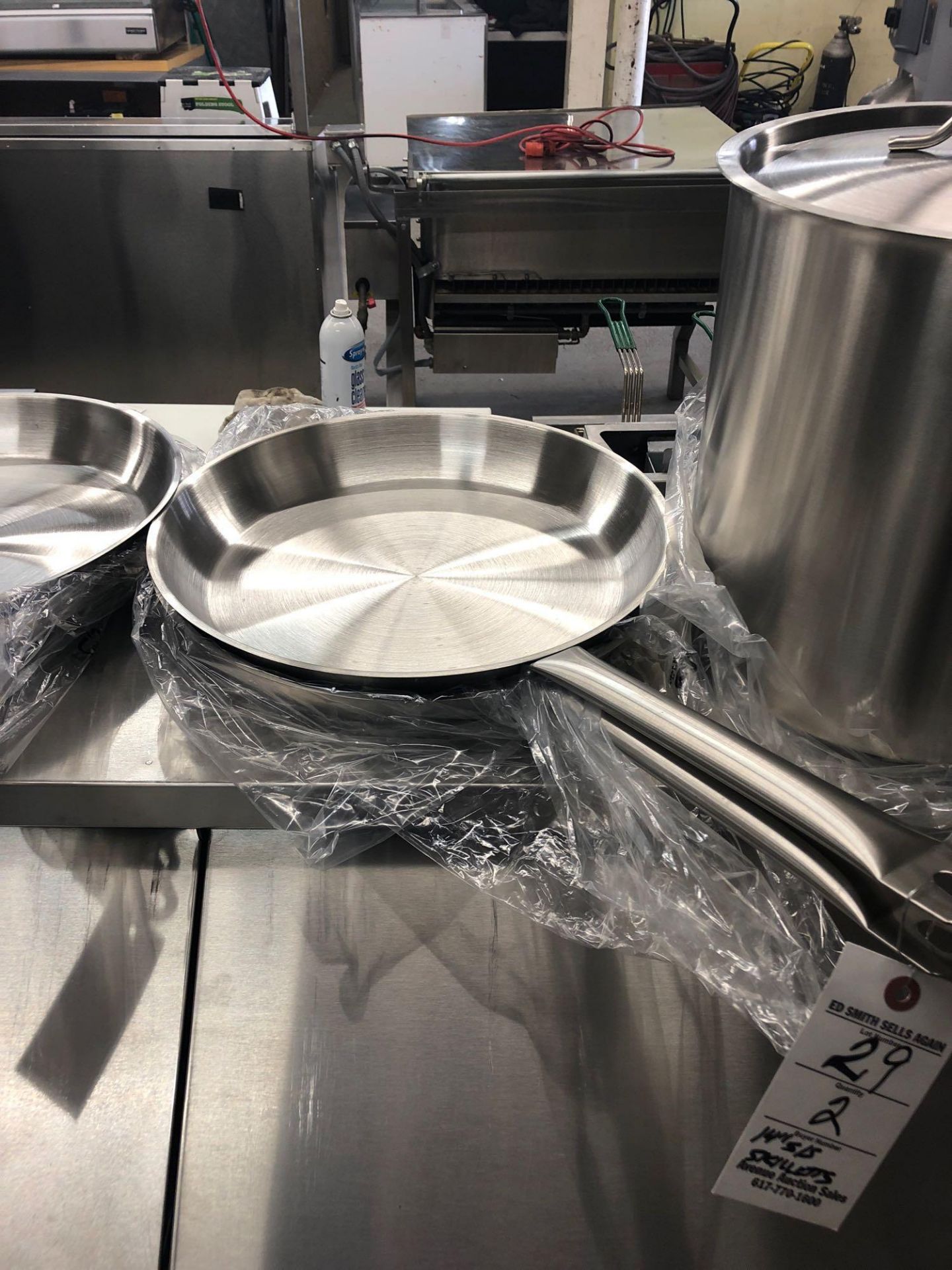 14 inch stainless steel frypan