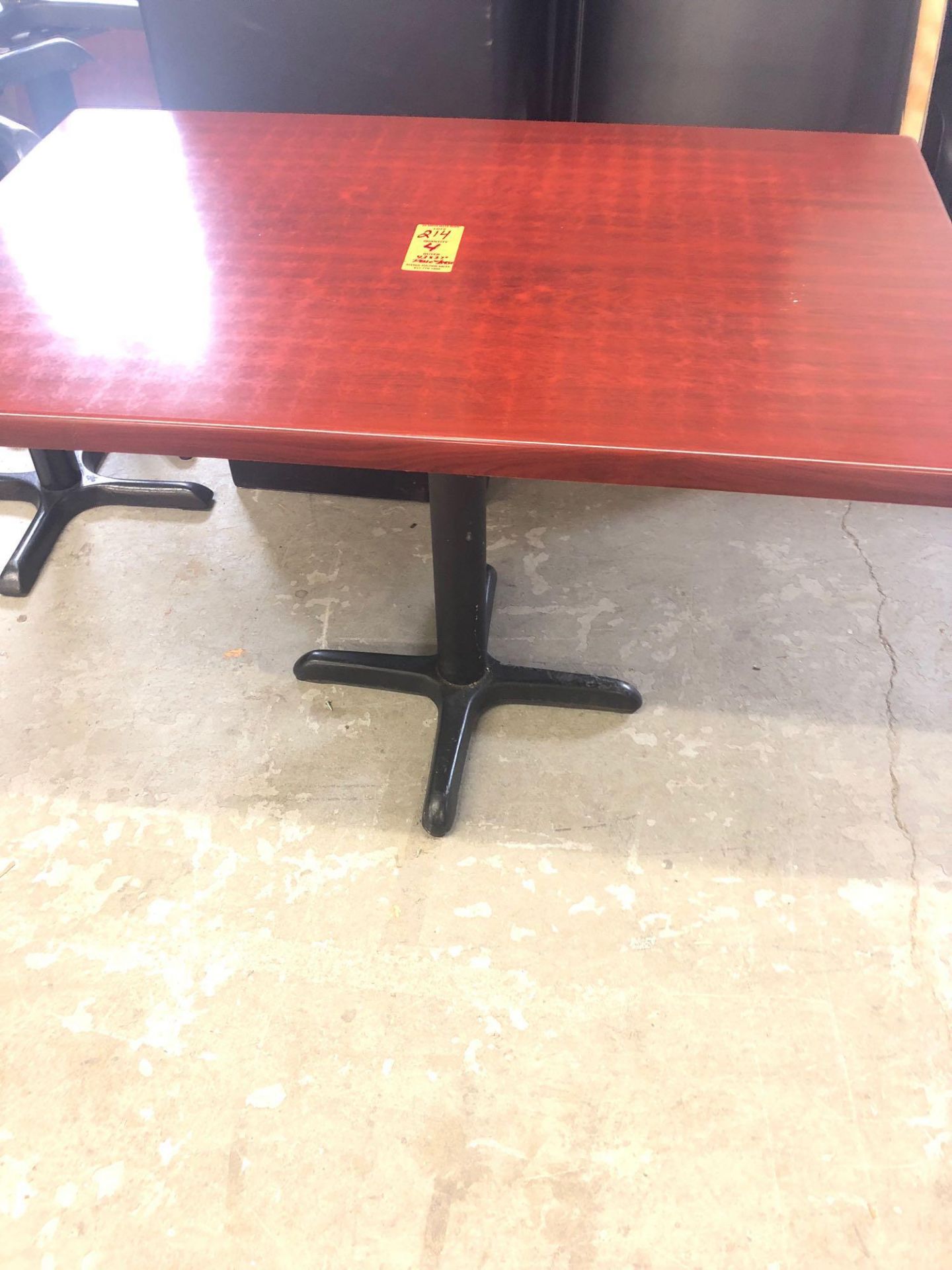 Resin table top