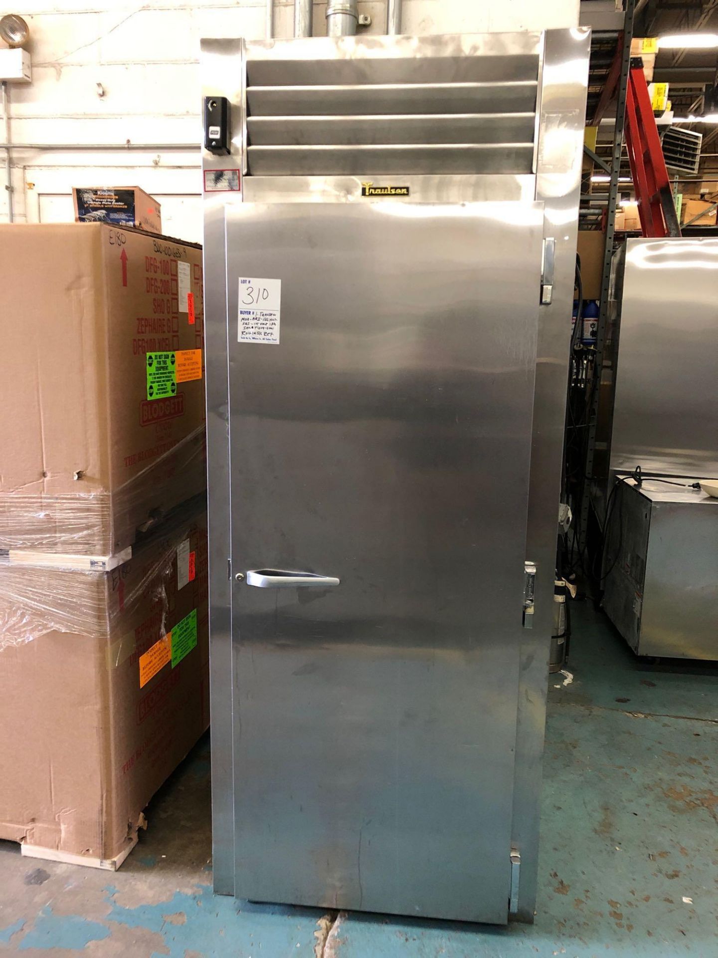 Traulsen single door roll in refrigerator