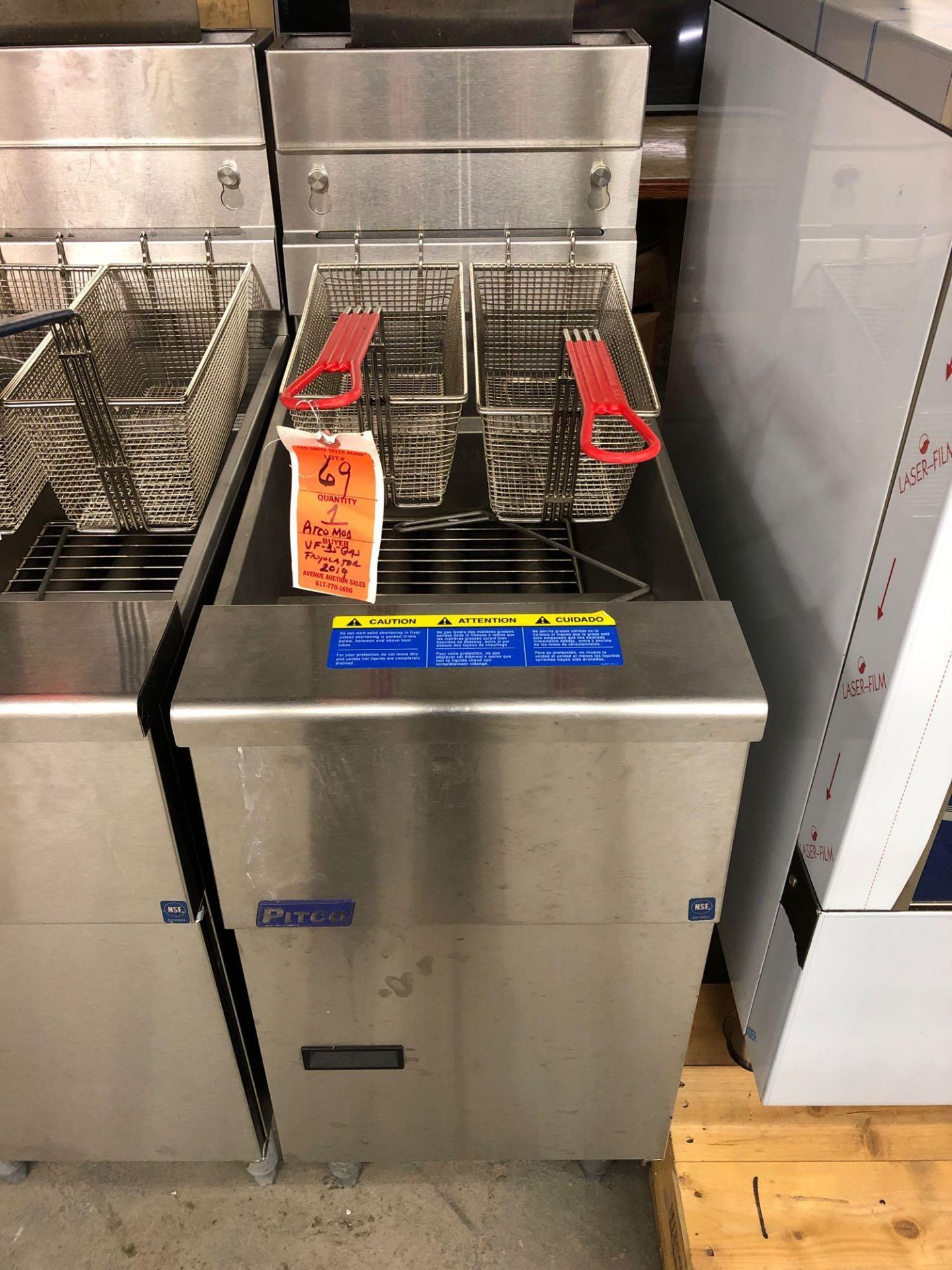 Pitco model VF 35 gas fryer