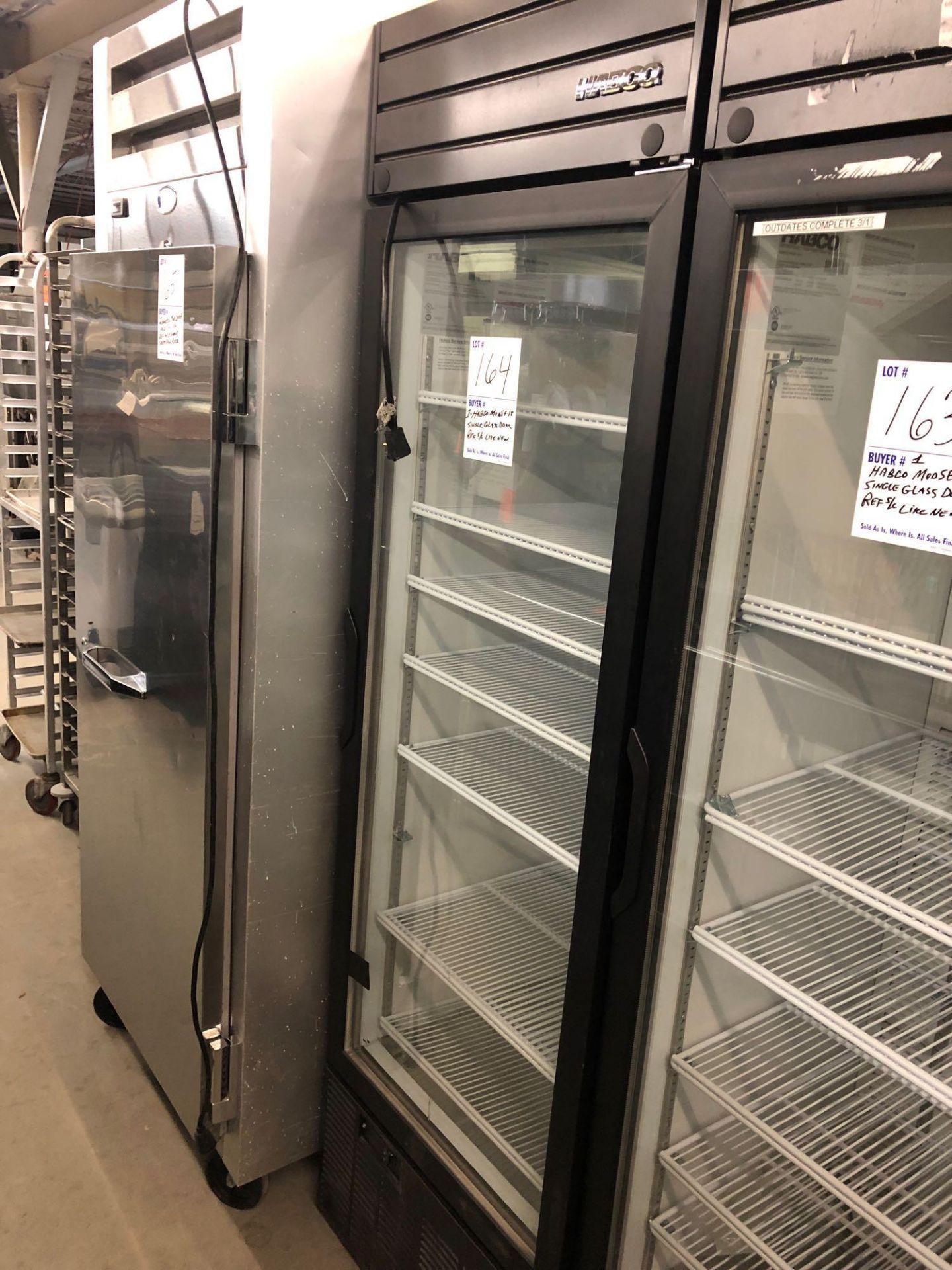 Habco model SE 18 single door glass cooler