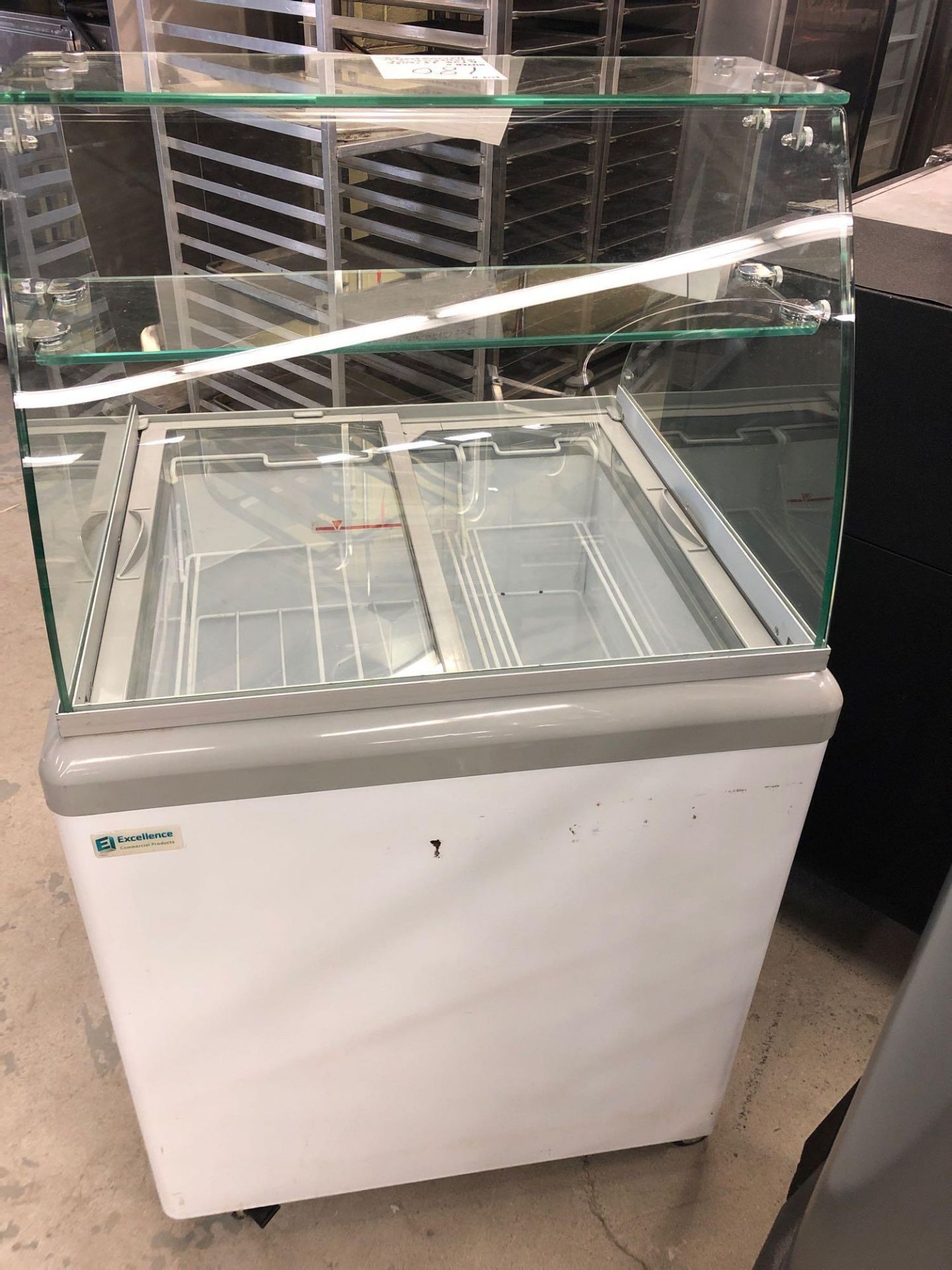 Excellence model HP 6LD ice cream freezer with glass shield - Bild 2 aus 3