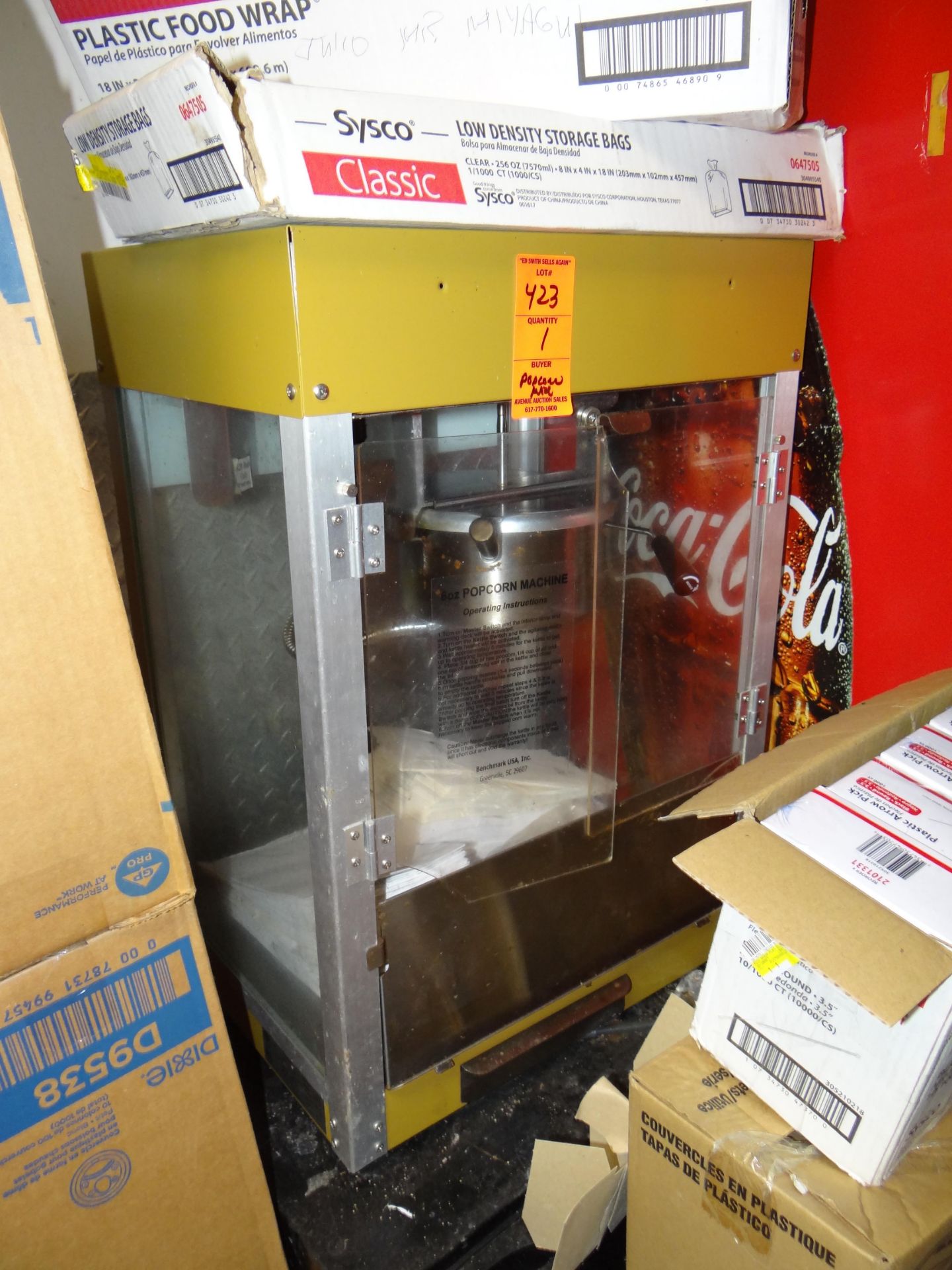 (1) Popcorn Machine