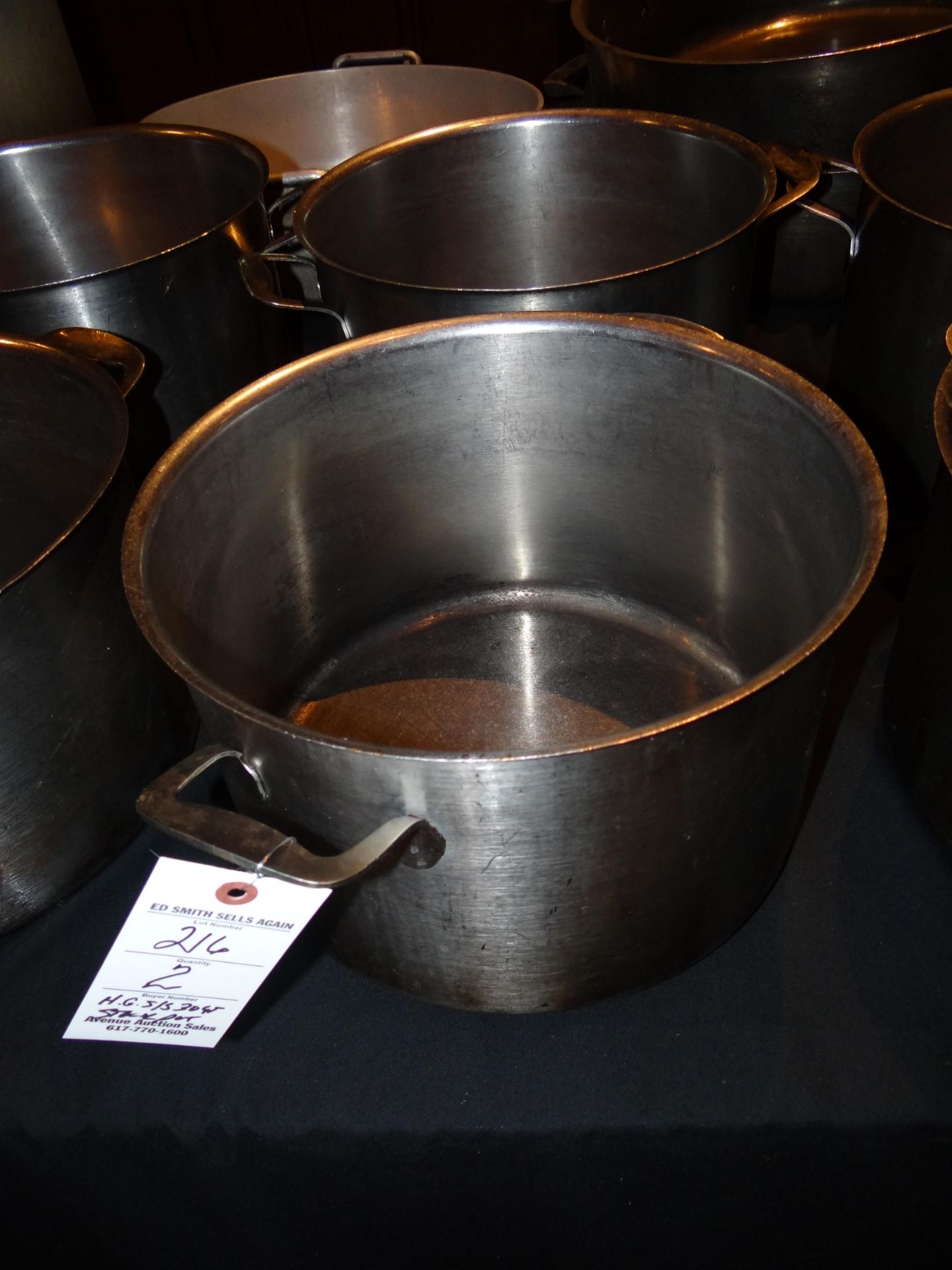 (2) Heavy Gauge S/S 30 QT Stock Pots