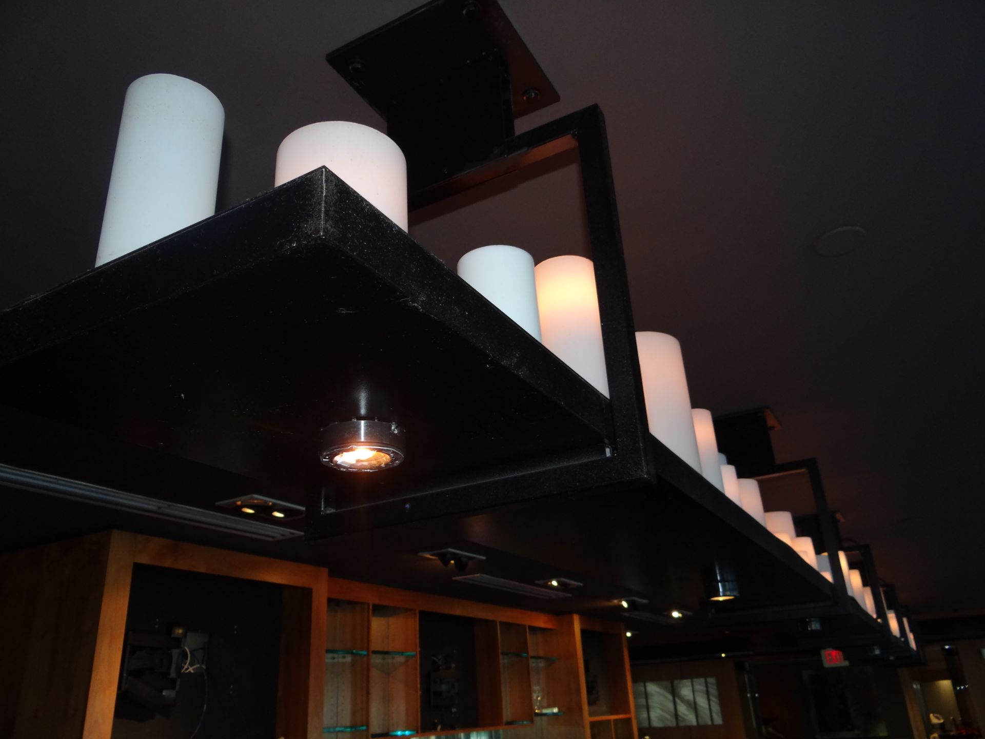 (2) Hanging Bar Lights Approx 13' 5" X 20"