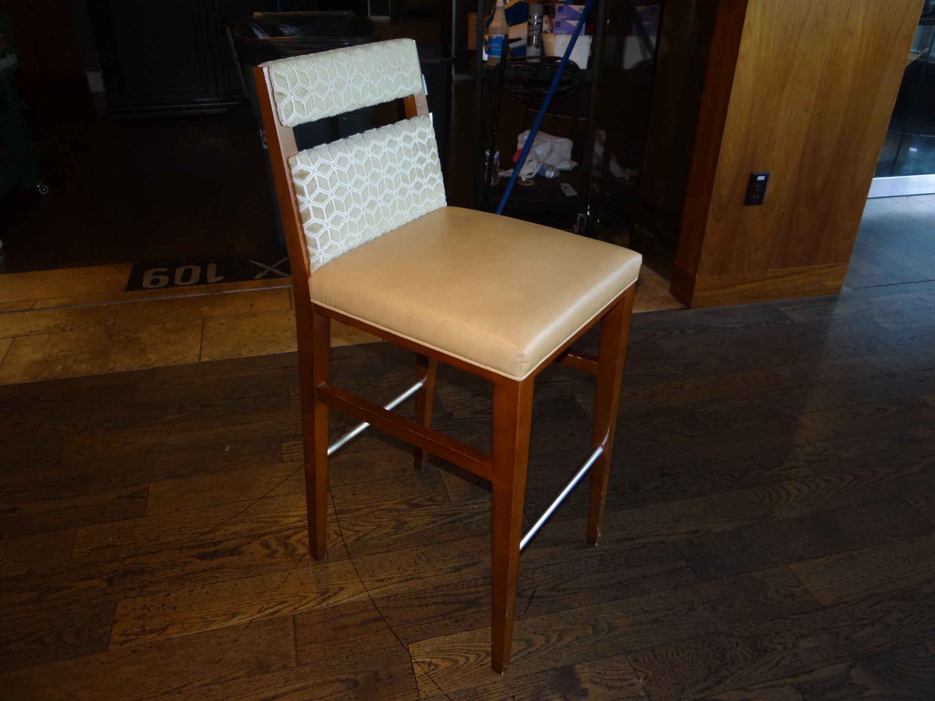 (10) Upholstered Bar Stools