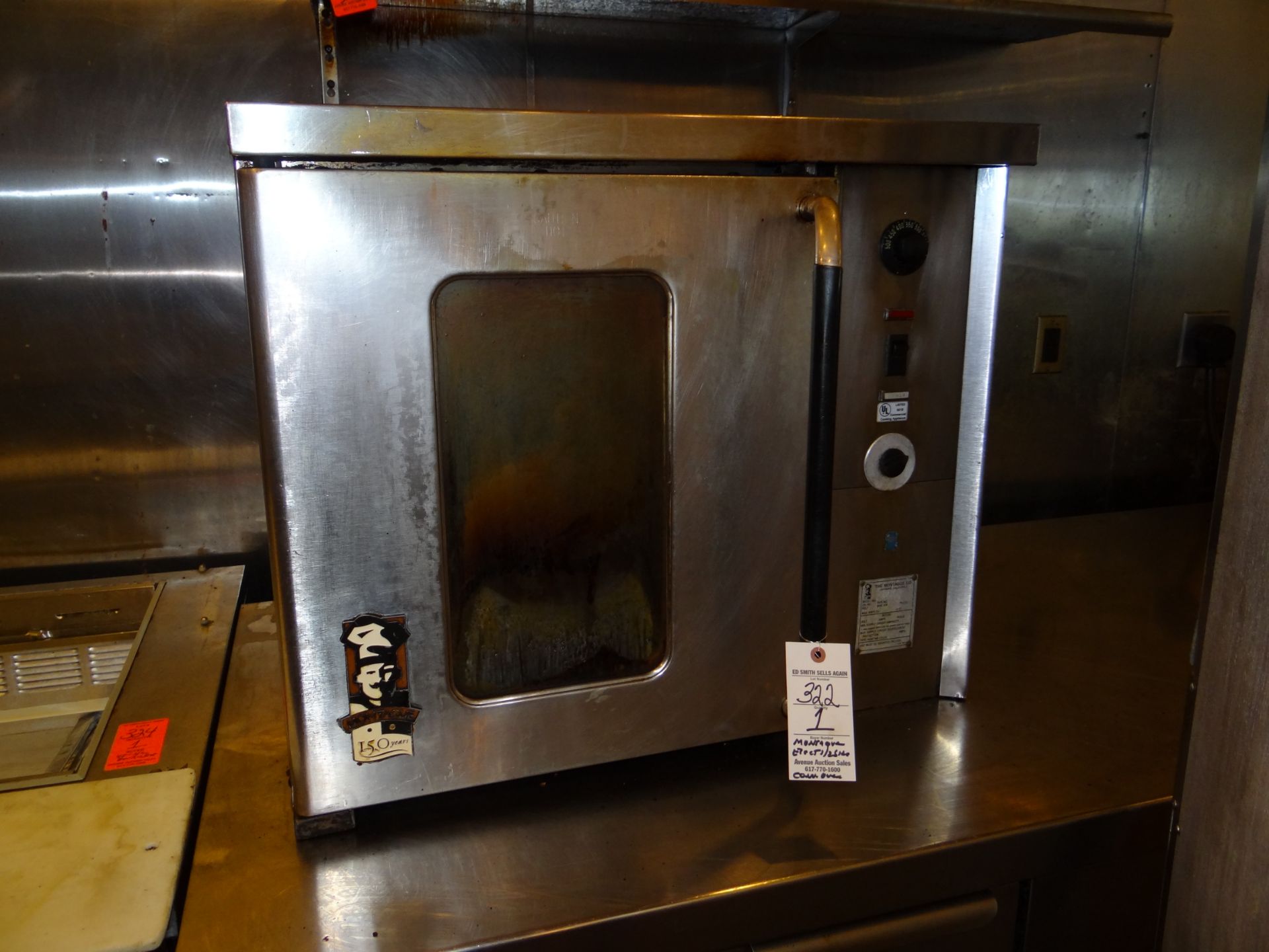 (1) Montaque Half Size C-Top Convection Oven