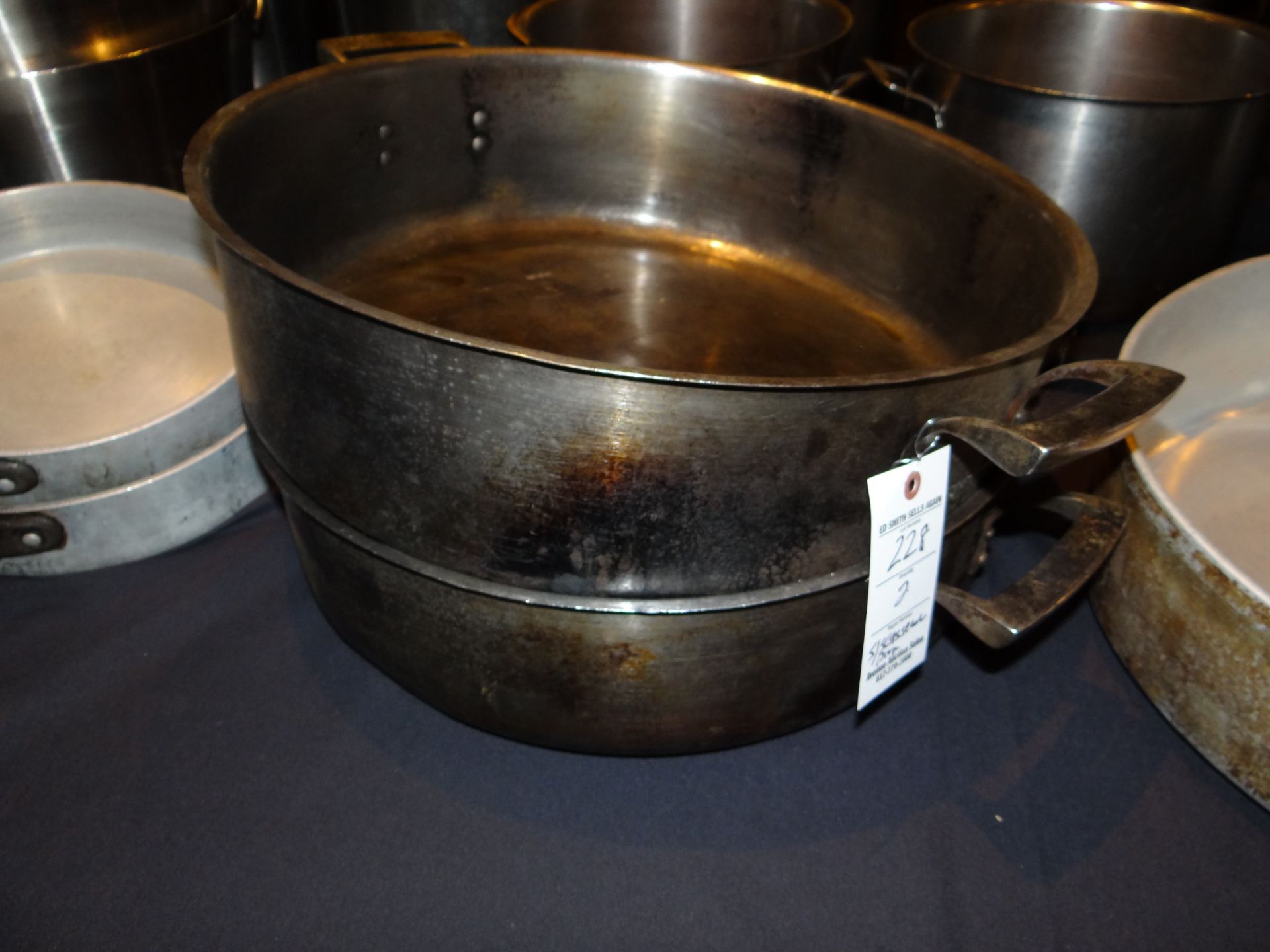 (2) S/S Casserole Pans