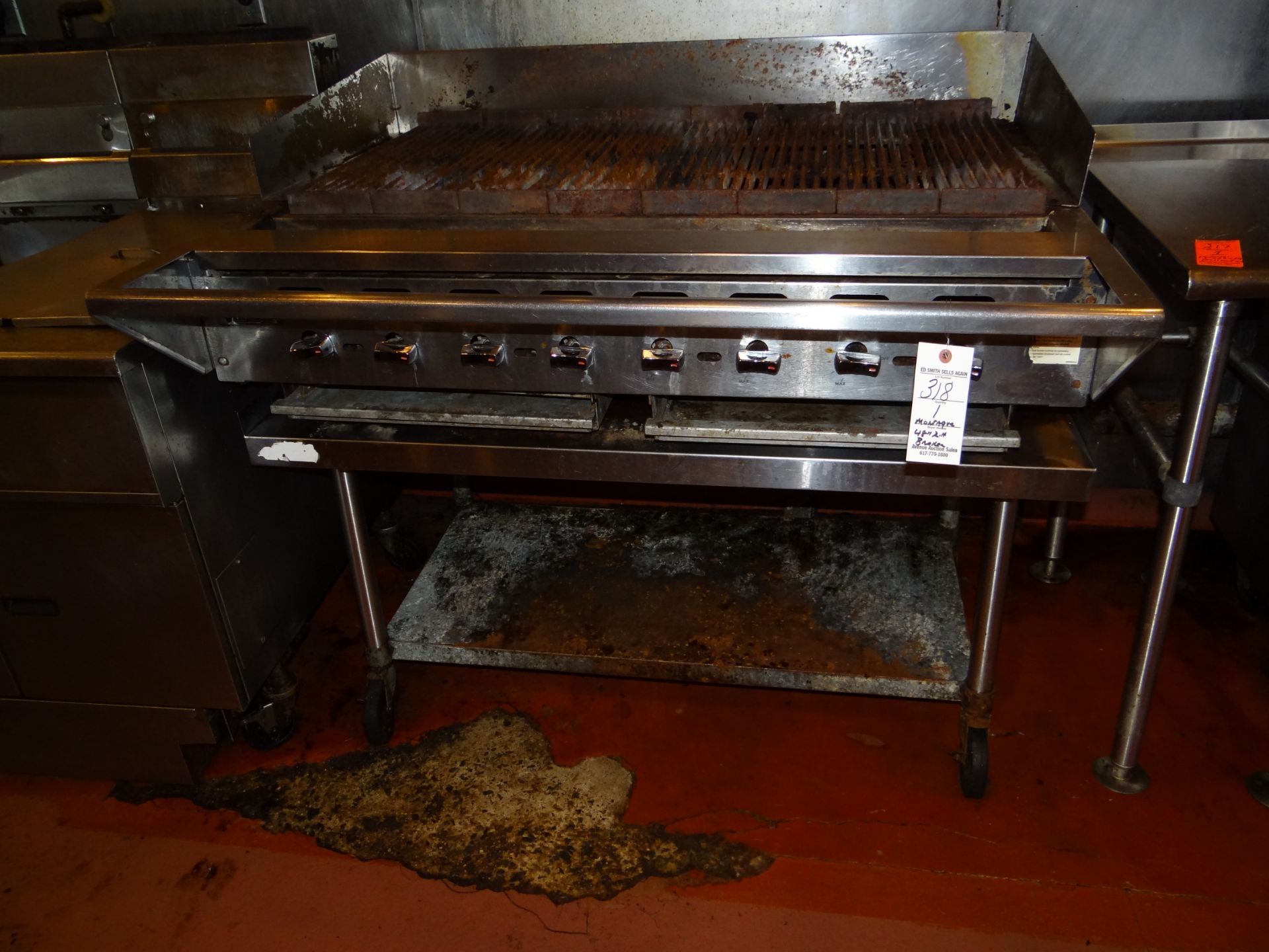 (1) Montaque 48" Radiant Heat Broiler with Stand