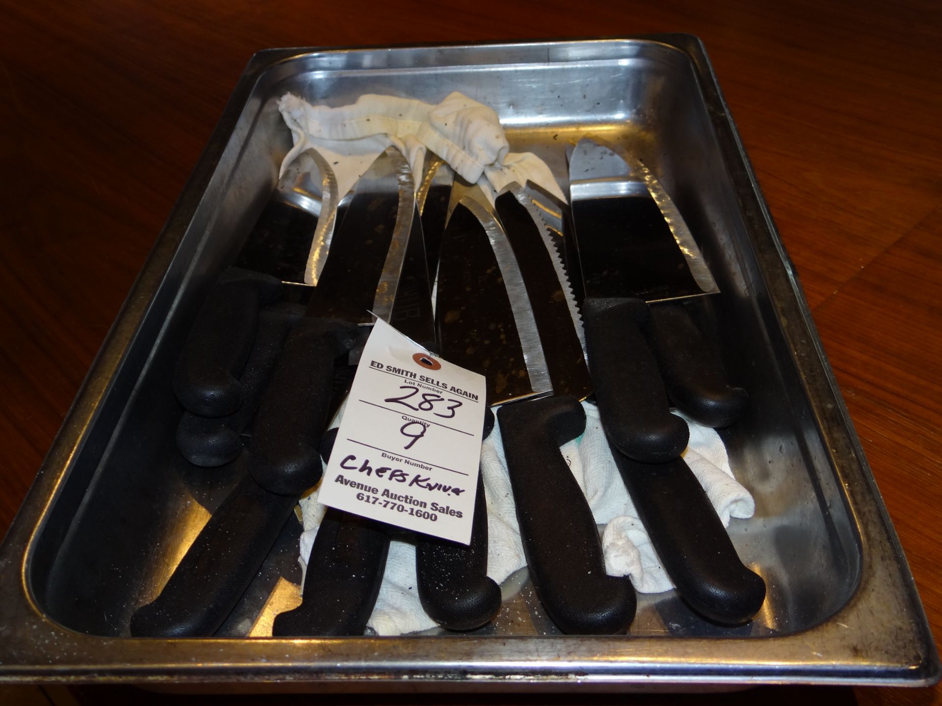 (9) Chefs Knives