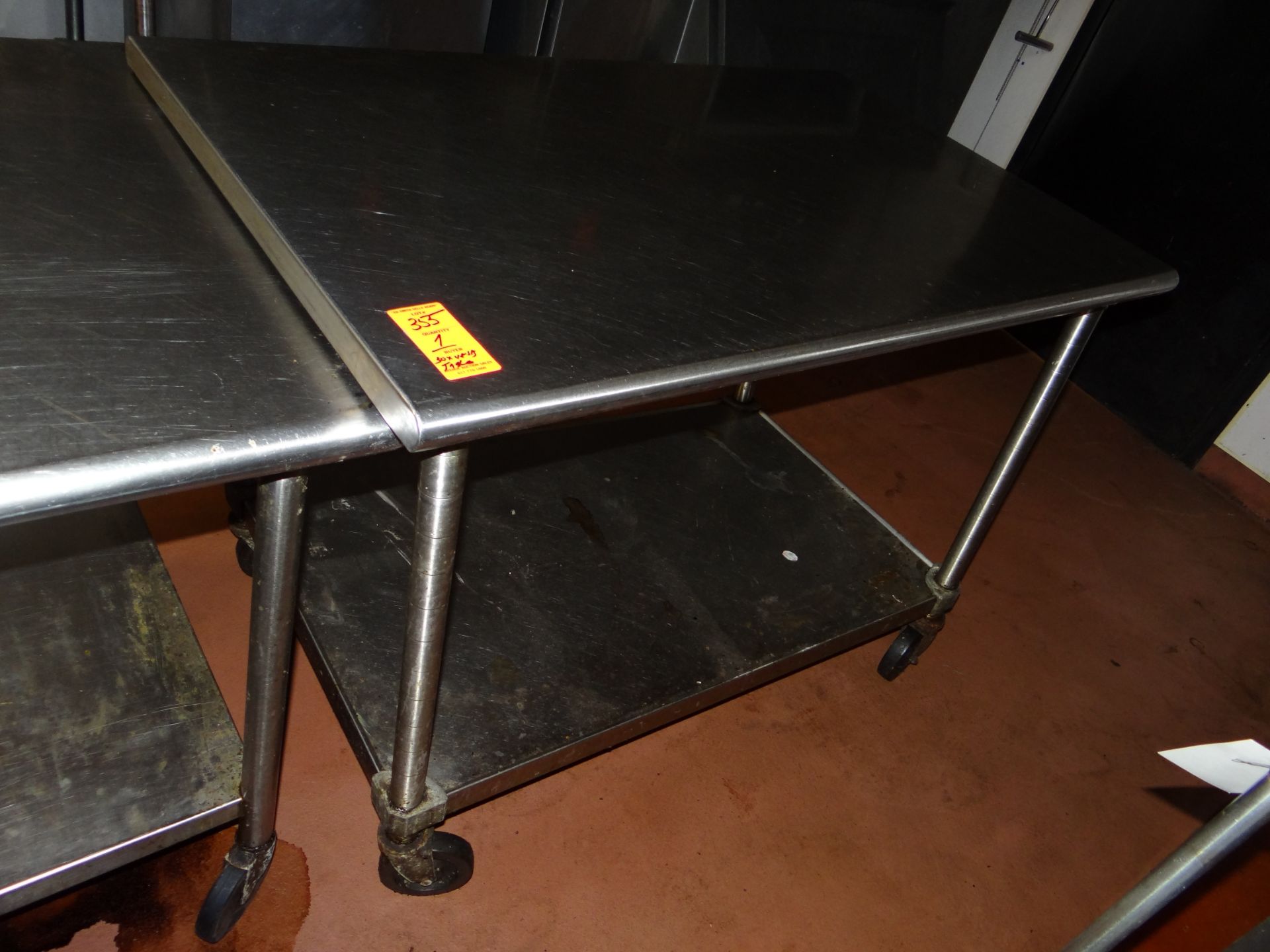 (1) 30" X 48" All S/S Table