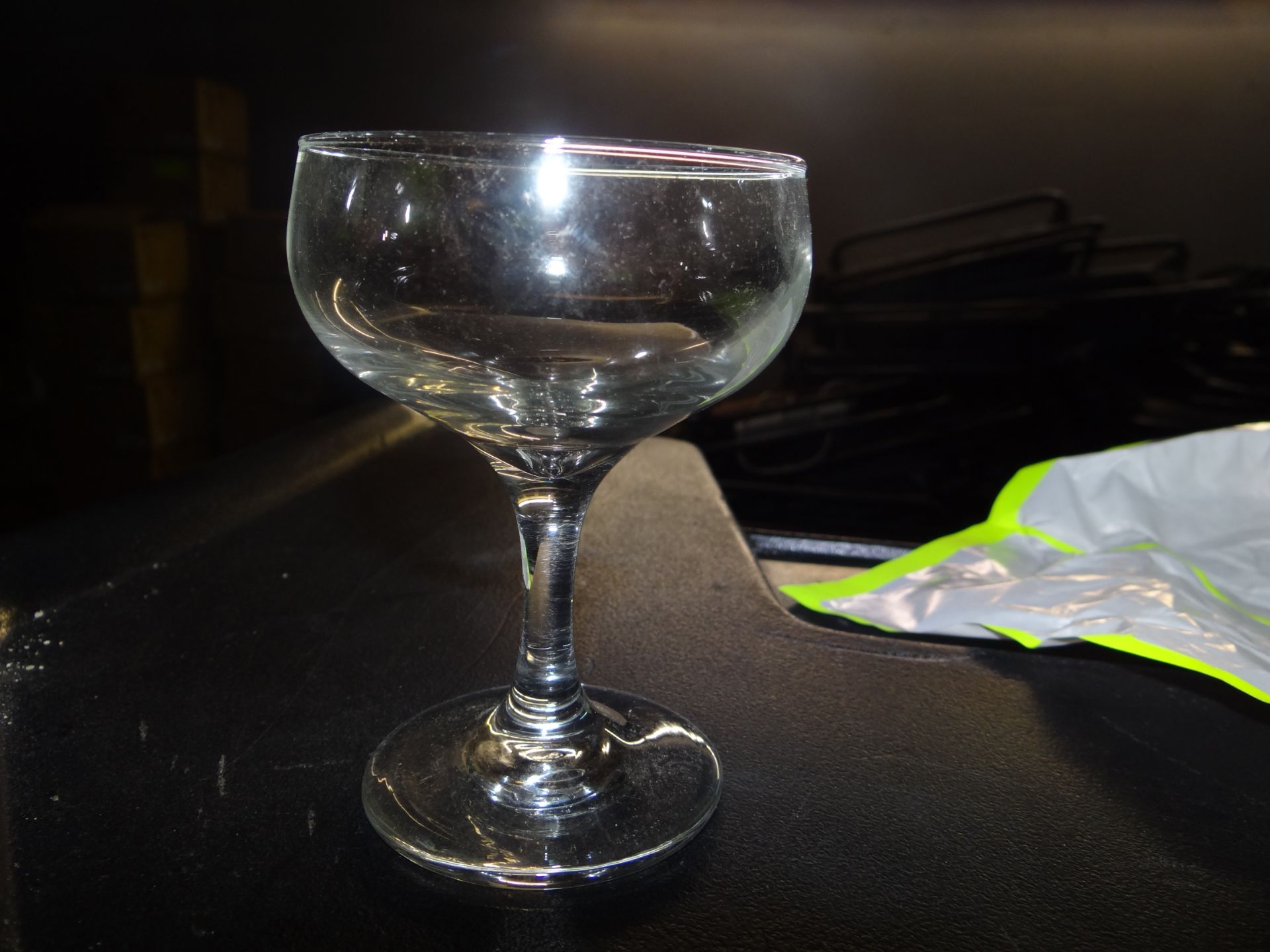(18) Libbey 3773 5.5 oz. Champagne Glass. 1/2 Case, 36 Per Case. New In Box.