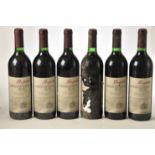 Penfolds Bin 707 1994 5 bts Penfolds Bin 707 believed 1998 1 bt. Above 6 bts