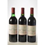 Chateau Lynch Bages 1978, 1988 and 1999 3 bts