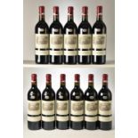 Chateau Lafite Rothschild Rothschild 1999 Pauillac 11 bts in opened OWC