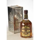 Chivas Regal 12 yr Old 1970's bottling 26 2/3rds Fl Oz 70% proof 1 bt