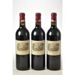 Chateau Lafite Rothschild 2000 Pauillac 3 Bts IN BOND