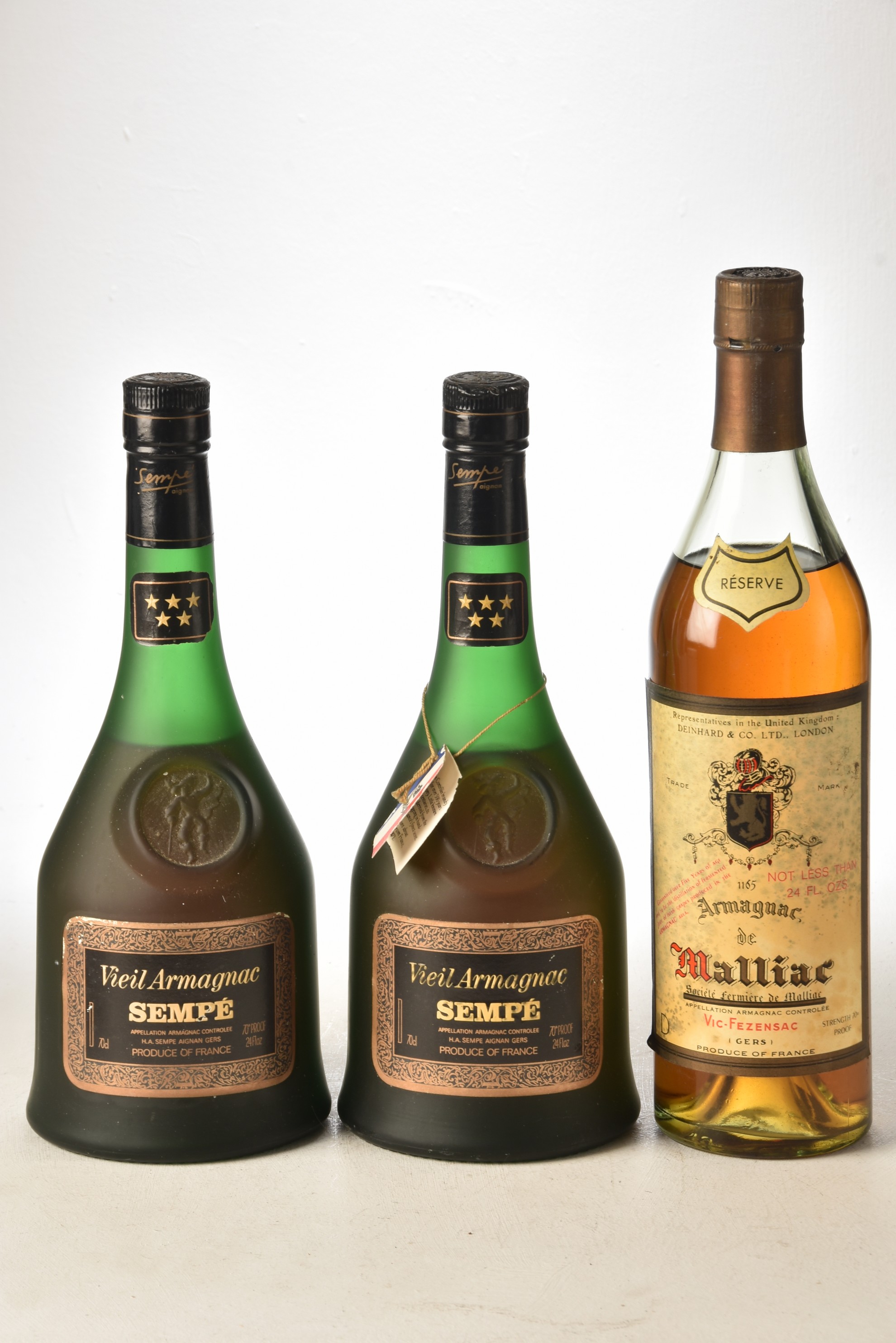 Mixed Armagnacs 3 bts Sempe and Maillac