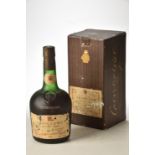 Courvoisier Napoleon Cognac 24 fl Oz 70% Proof 1950's Bottling in presentation box. Some wear to lab