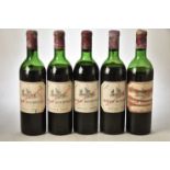 Chateau Beychevelle 1970 St Julien 5 bts