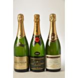 Champagne Bollinger La Grande Annee 1988 1 bt Champagne Moet et Chandon Brut Vintage 1990 1 bt Champ