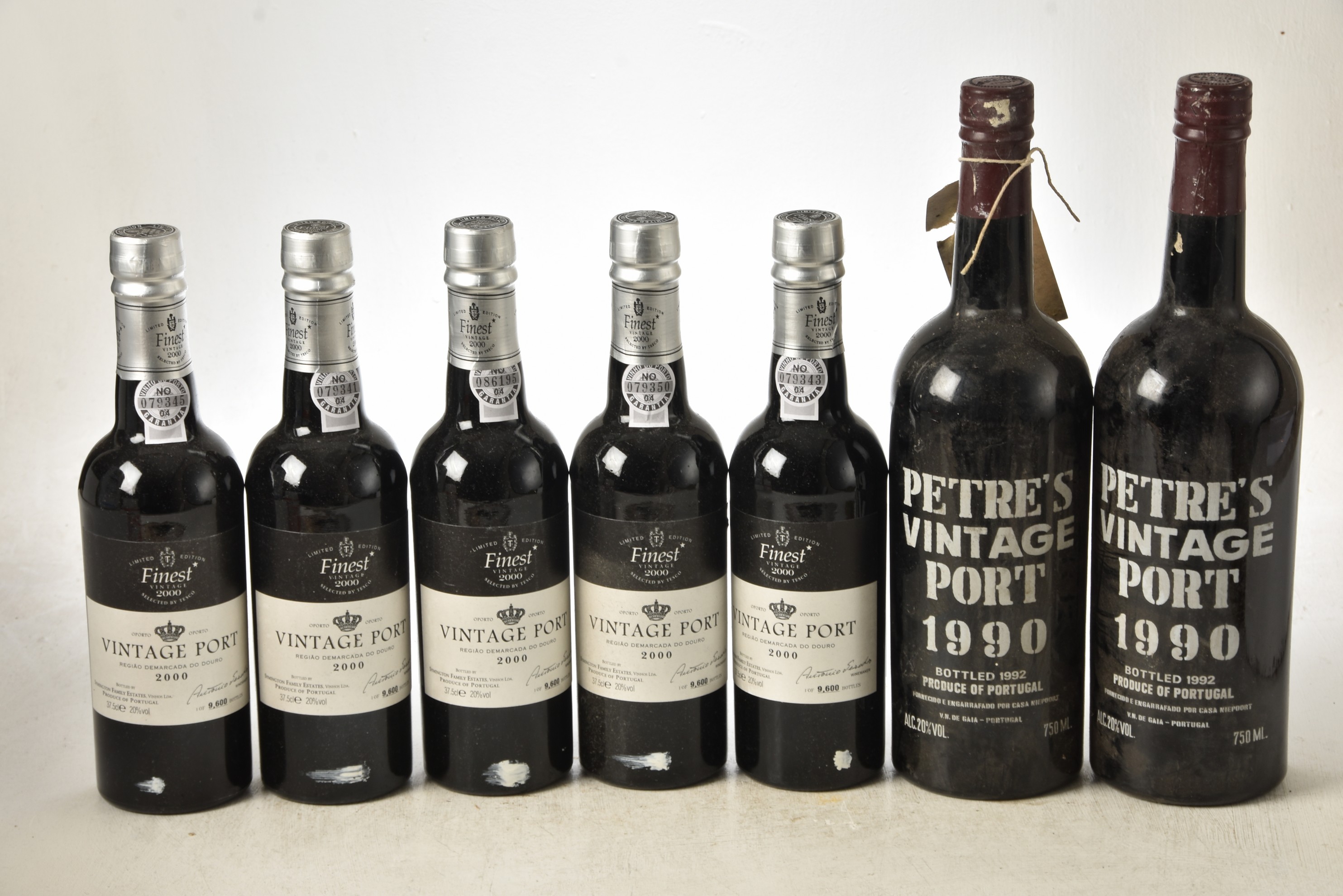 Symington's For Tesco Finest 2000 5 Hf bts Petre's Vintage Port, Niepoort 1990 2 bts