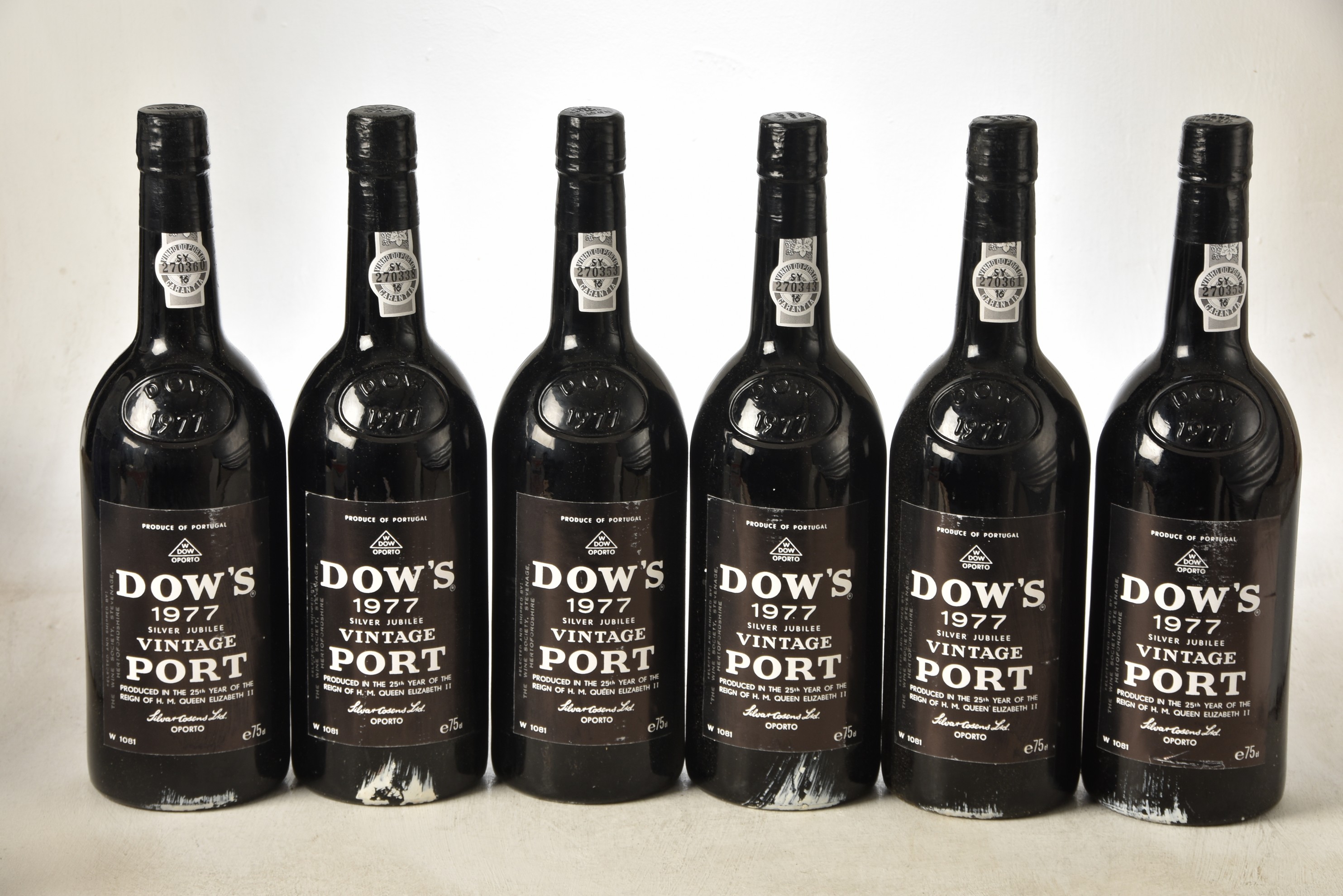 Dow's Vintage Port 1977 6 bts