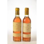 Chateau d'Yquem 1983, 1989 2 hf bts