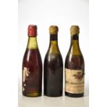 Ruchottes - Charmes Chambertin Believed 1929 2 hf bts and one unknown hf bt