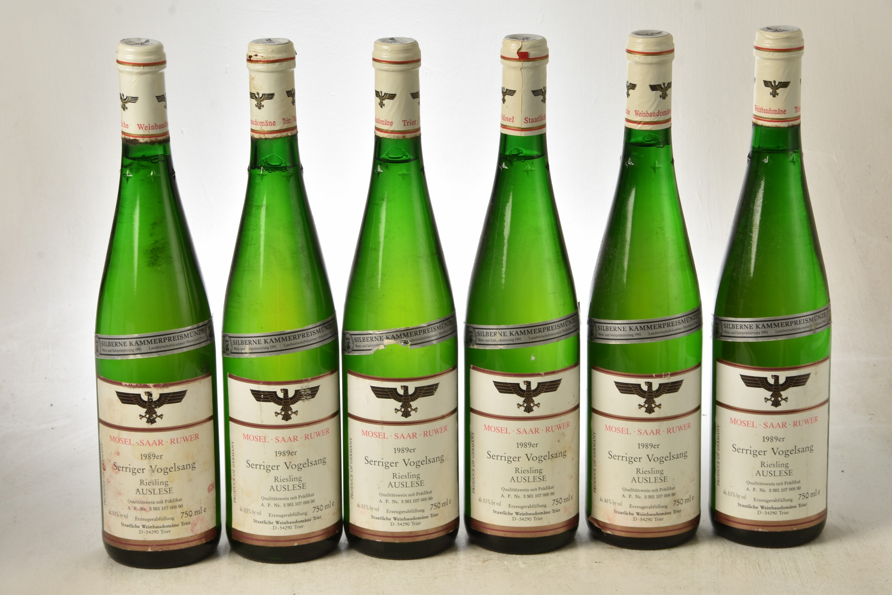 Serriger Vogelsang Riesling Auslese 1989 Staatliche 6 bts