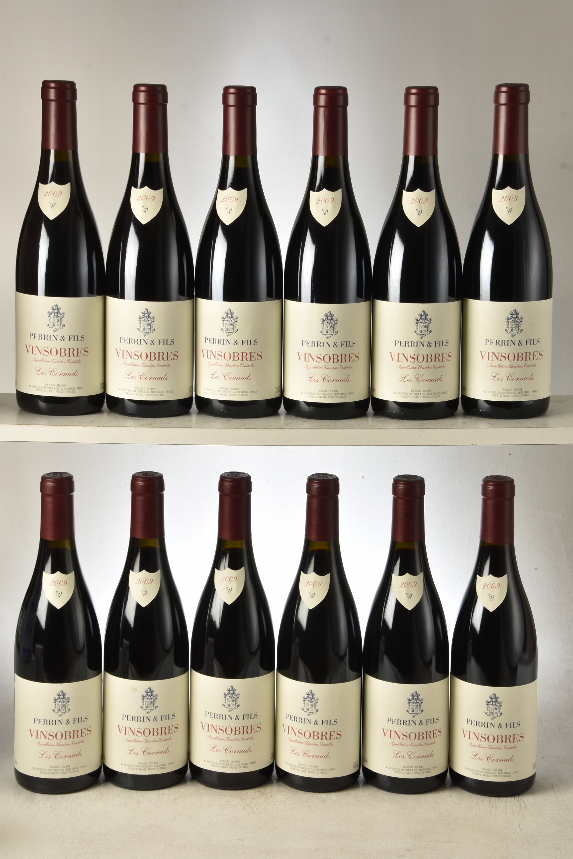 Cotes du Rhone Perrin Vinsobres Les Cornuds 2009 12 bts OCC In Bond