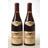 Bourgogne Pinot Noir Coche Dury 2001 2 bts