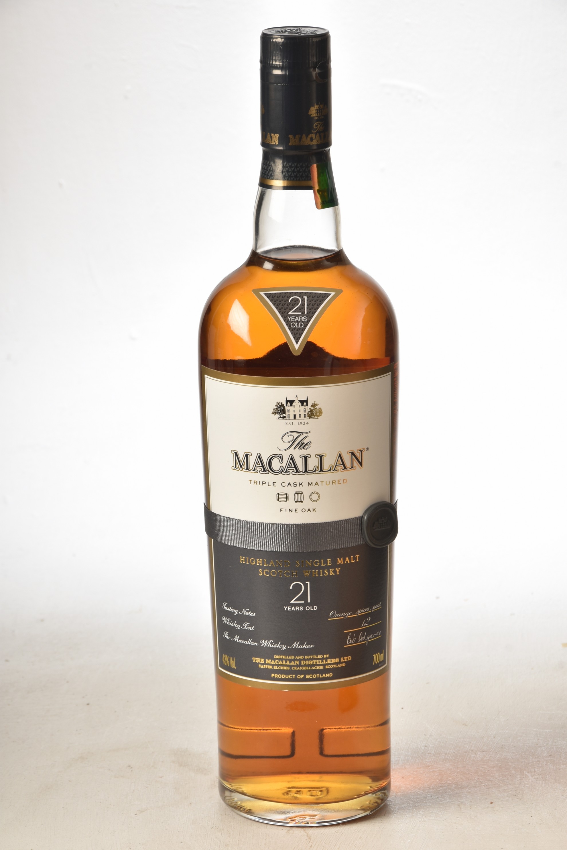 Macallan 21 yr old 700ml 43%vol 1 bt