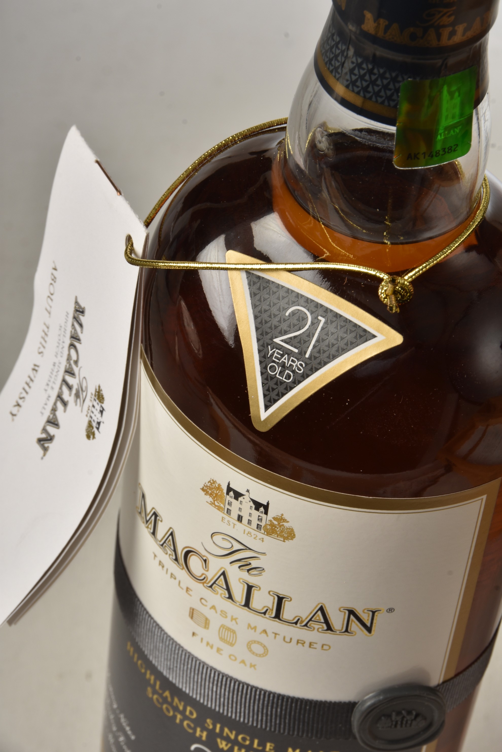 Macallan 21 yr old 700ml 43%vol 1 bt - Image 4 of 4