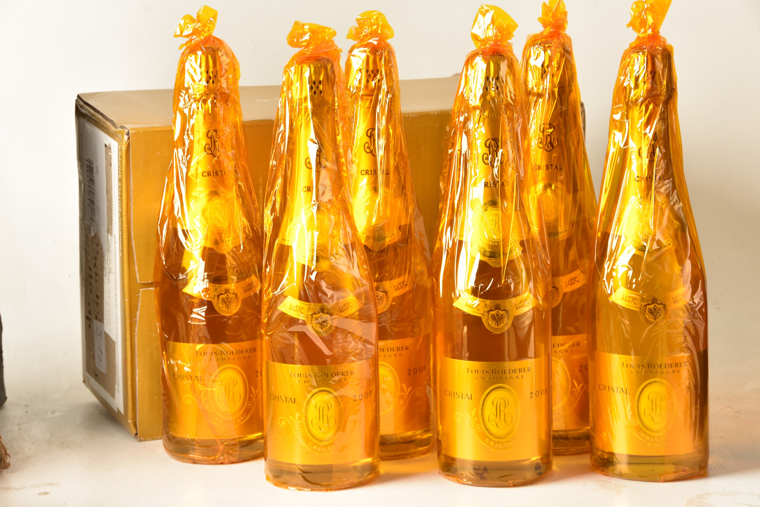 Champagne Louis Roederer Cristal 2008 6 bts OCC IN BOND