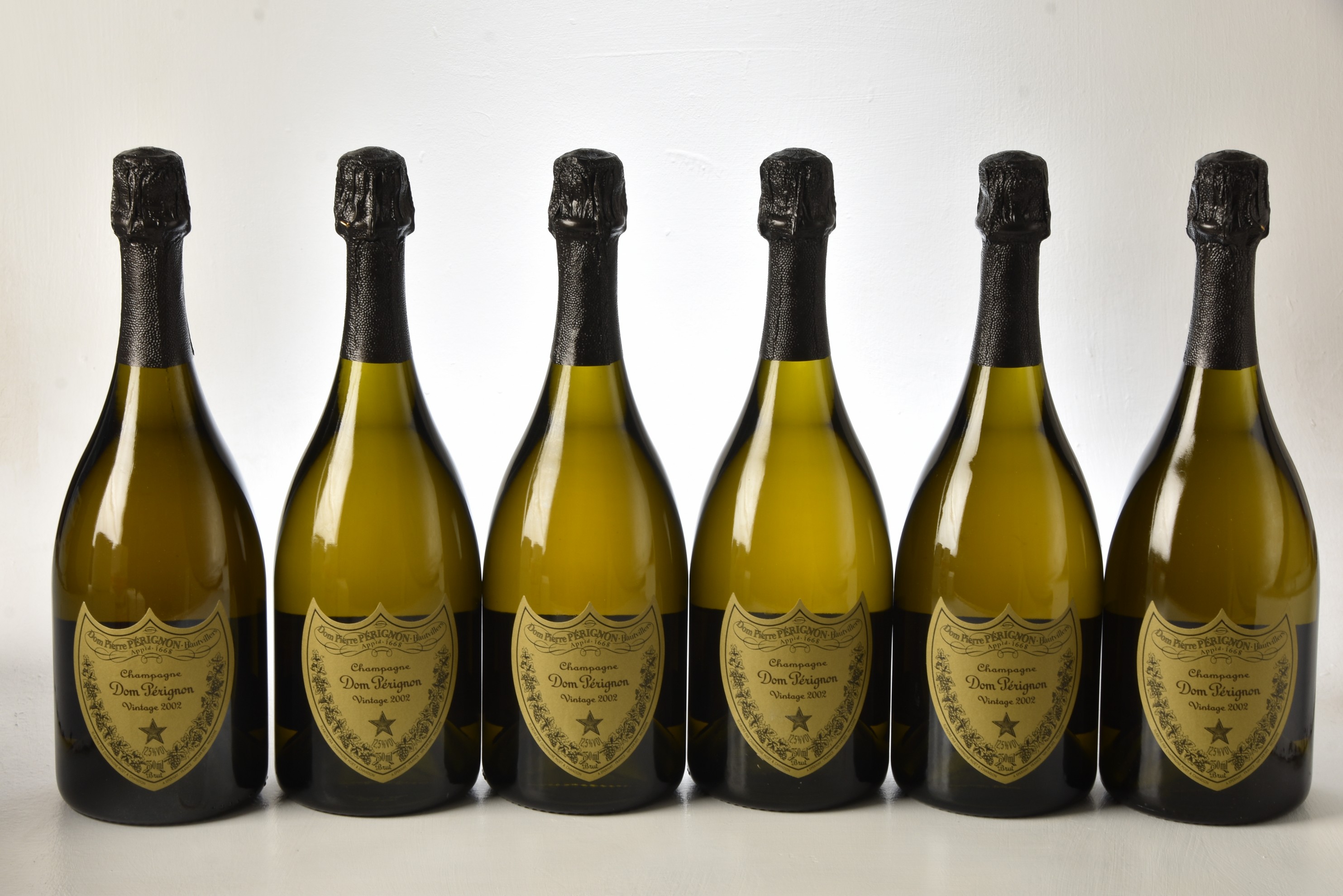 Champagne Dom Perignon 2002 6 bts OCC IN BOND