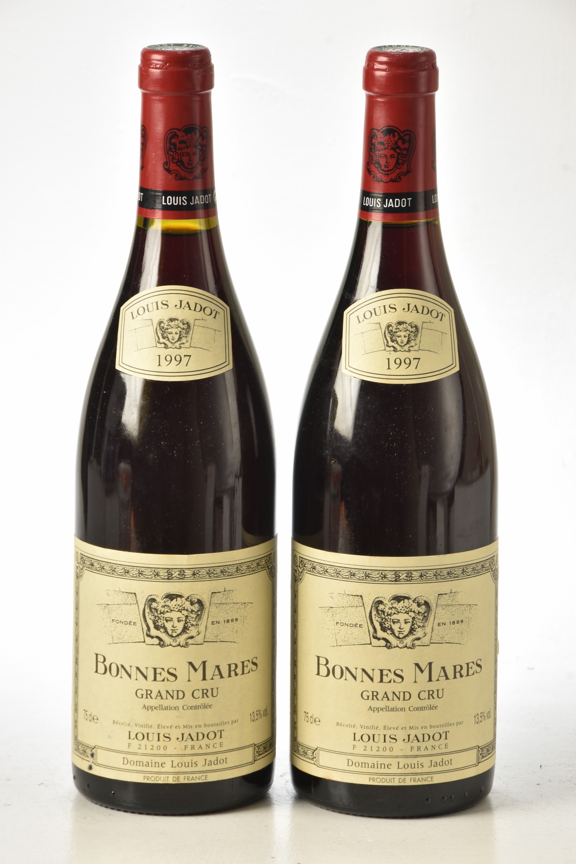 Bonnes Mares grand Cru 1997 Louis Jadot 2 bts