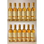 Chateau d'Yquem 2001 12 hf bts OWC IN BOND